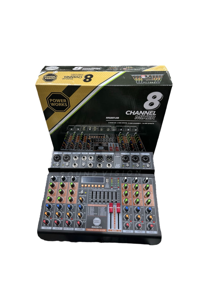 Powerworks 7Ch Mixer Usb/Bt