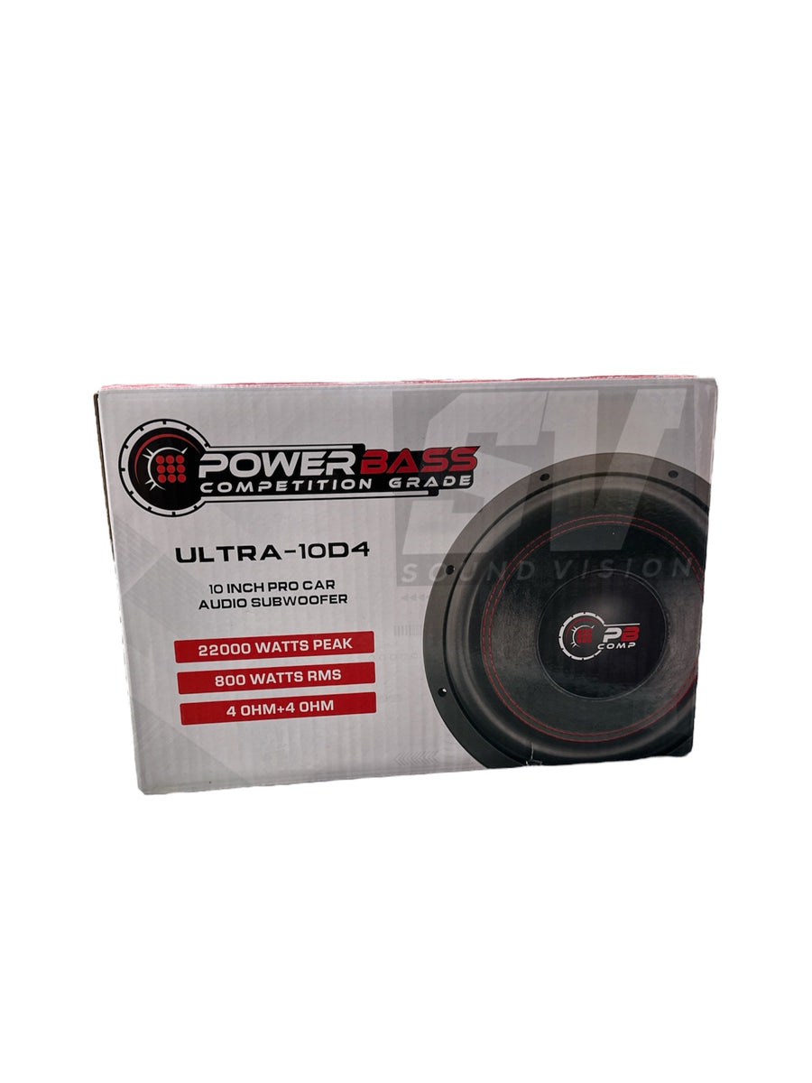 Powerbass Ultra10D4 Subwoofer 🔊 Sound Vision