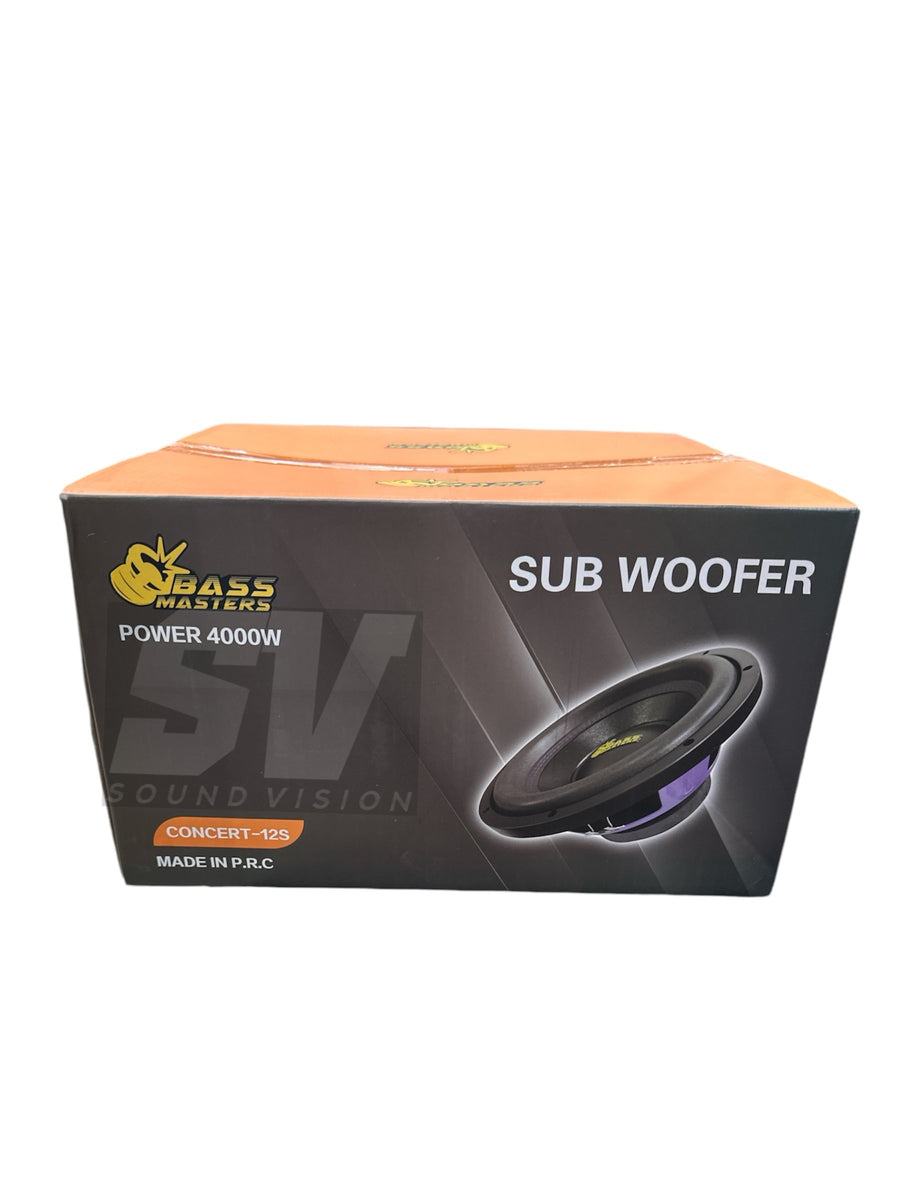 Bassmasters 12” Subwoofer 🔊 Sound Vision