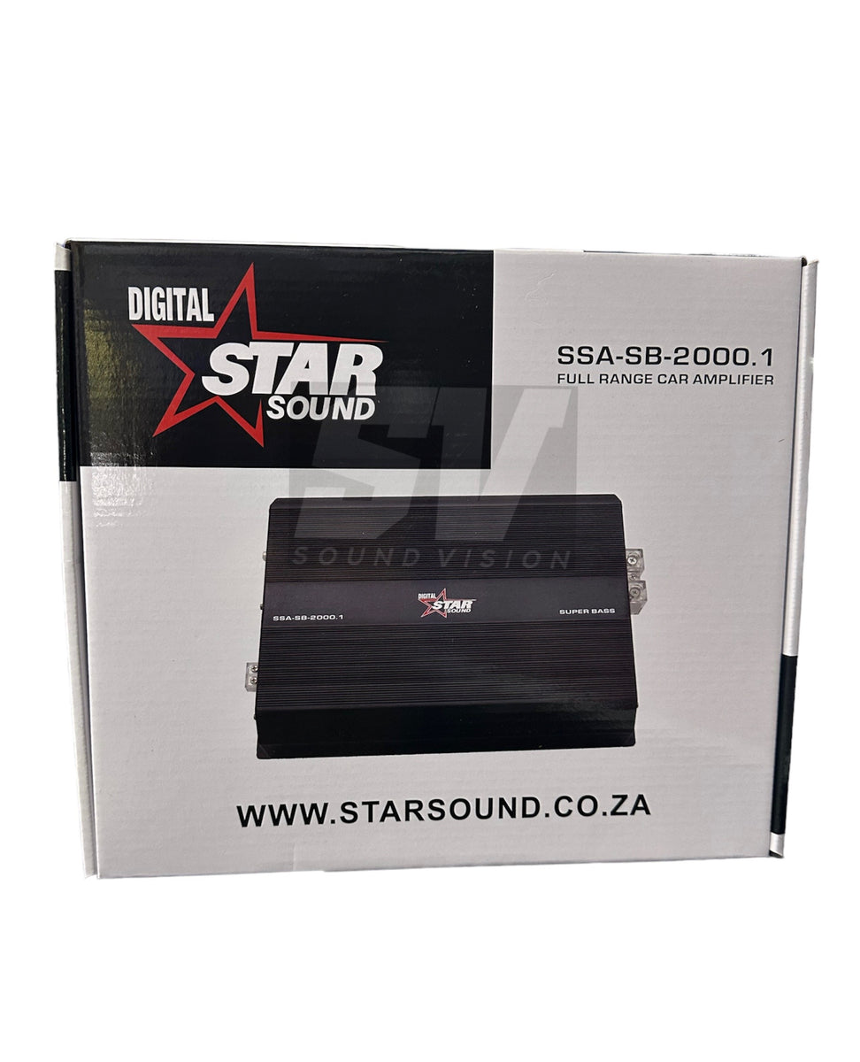 Starsound SSA-SB-2000.1 Mono-block Amplifier FREE!! DELIVERY 🚚 ...