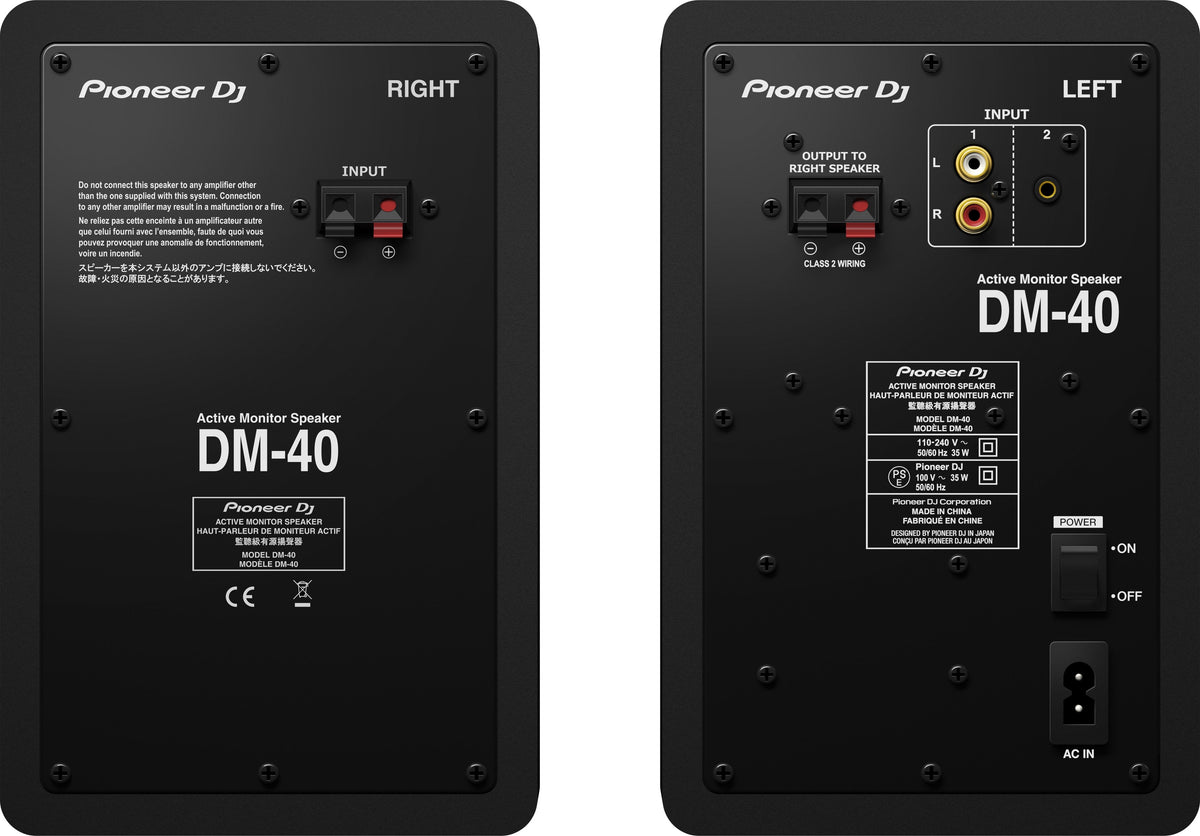 PIONEER DM-40 ACTIVE MONITOR SPEAKERS 🔊 (set) – Sound Vision