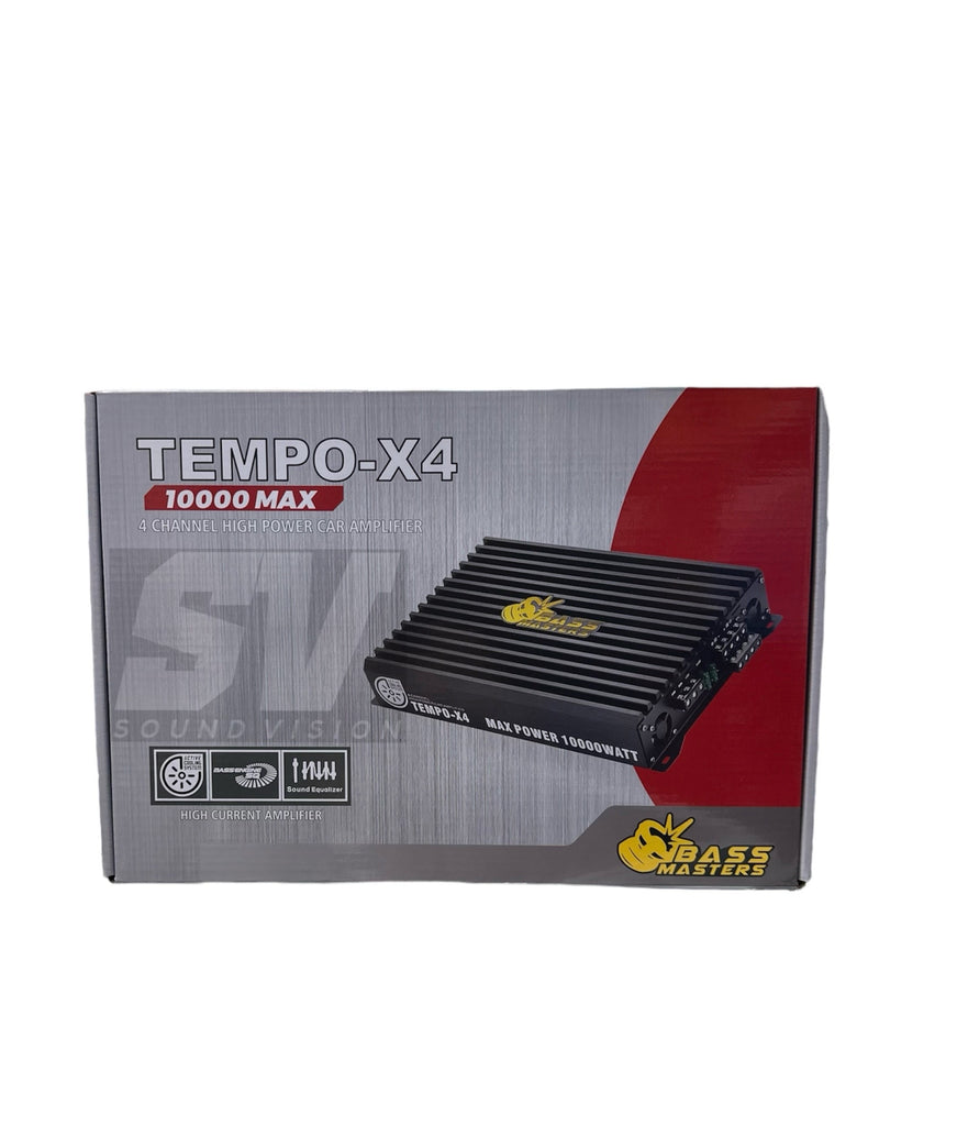 Bassmasters 4 Channel Amplifier Tempo-x4 10000W