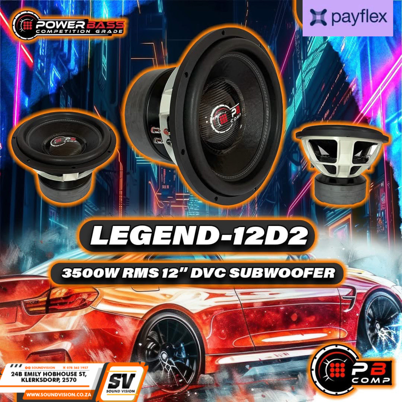 Pb Legend 12” D2 Subwoofer 🔊 – Sound Vision