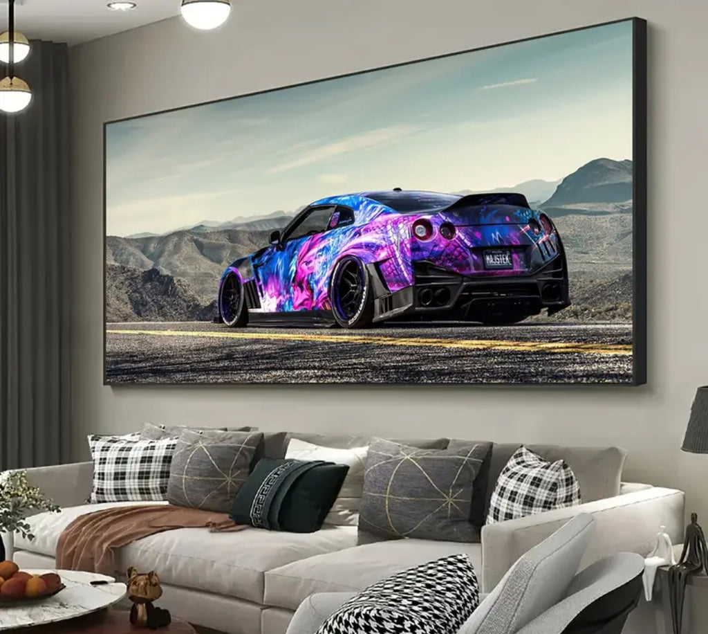 Wall Art super car Print (No Frame)