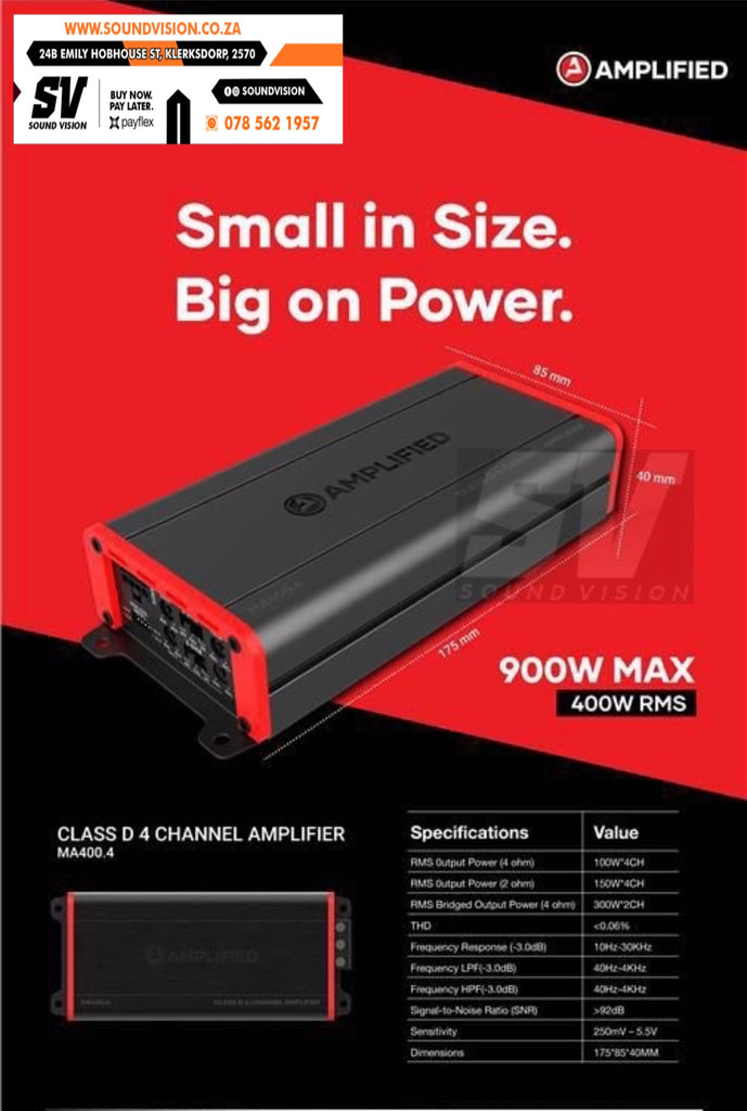 Amplified 4 Channel Amplifier