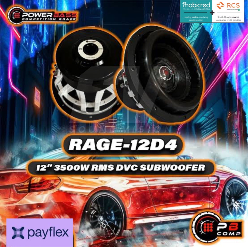 Powerbass Rage 12” Subwoofer