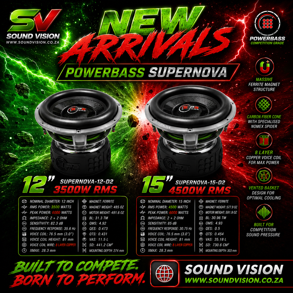Powerbass Supanova Subwoofers