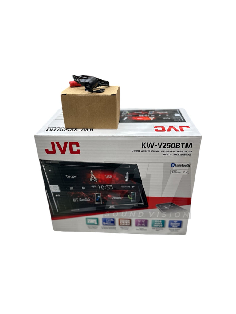 Jvc Kw-V250Btm DVD CD MP3 + FREE CAMERA