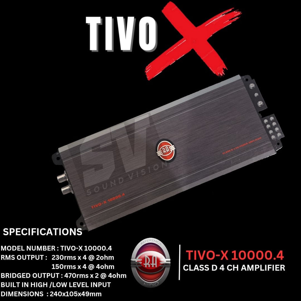 Ra Tivo X 10000.4 Amplifier