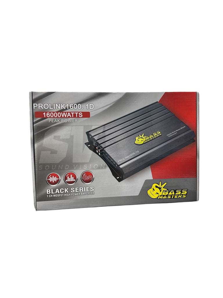 Bass Masters Prolink1600.1 Mono-Block Amplifier FREE DELIVERY 🚚!!!