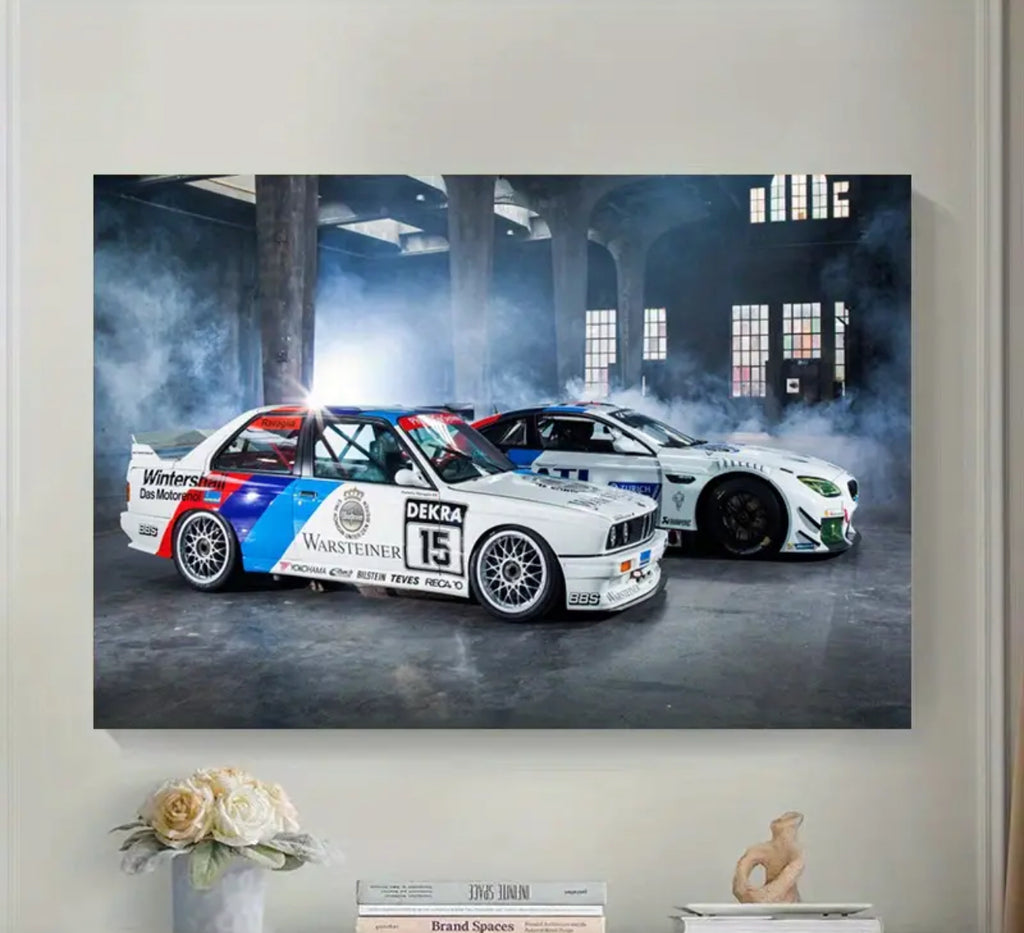 Wall Art Race car Print (No Frame)