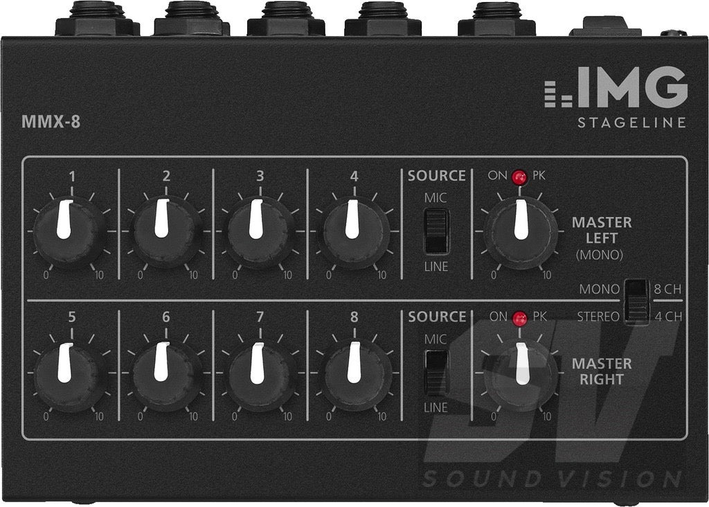 Img 8-CHANNEL Microphone Mixer