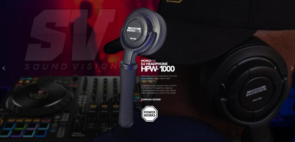 Power Works HPW-1000 Dj Headphones