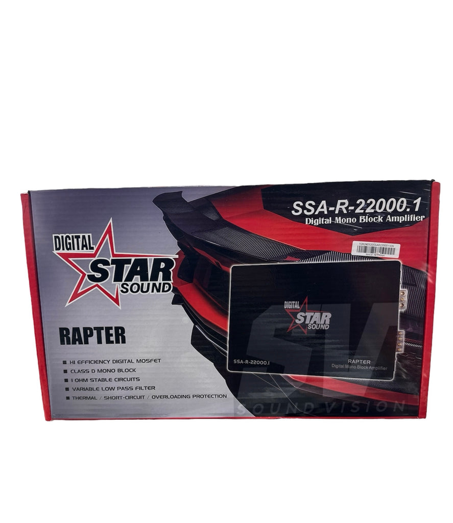 Starsound Raptor 22000.1 Mono-Block Amplifier