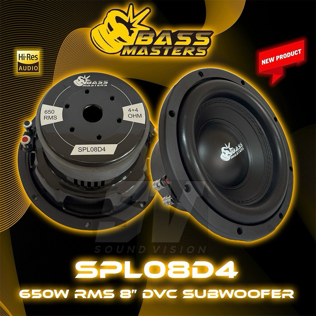 Bassmasters Spl08D4 Subwoofer – Sound Vision
