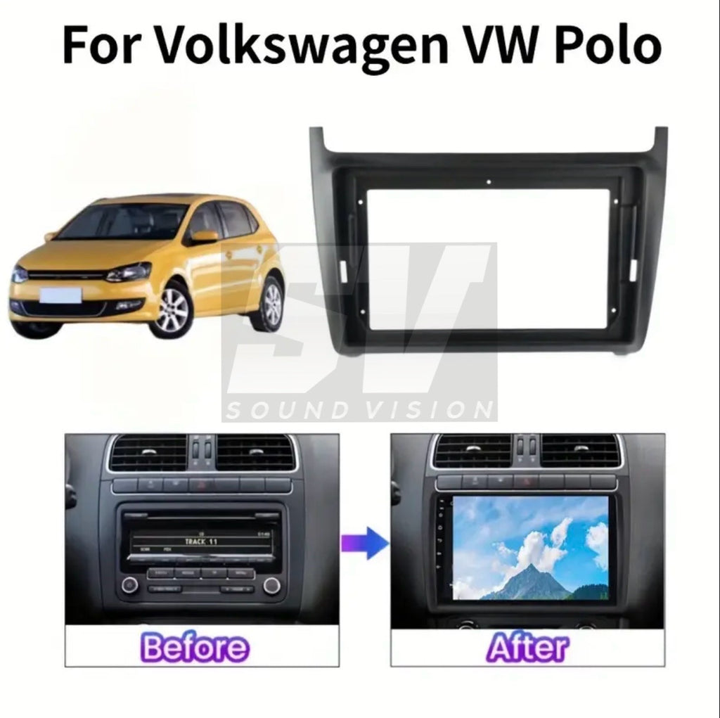 Vw Polo 6 9” Trimplate Double Din