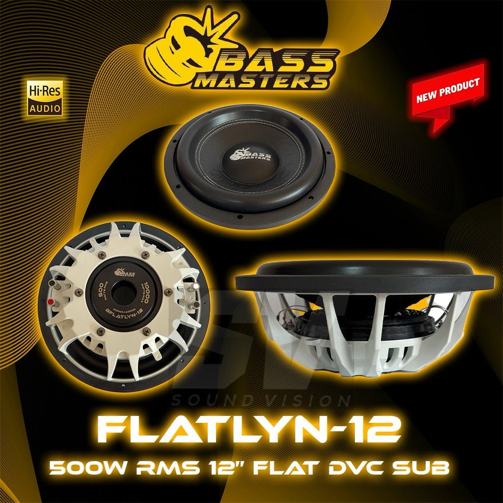 Bassmasters 12” Flat subwoofer 🔊