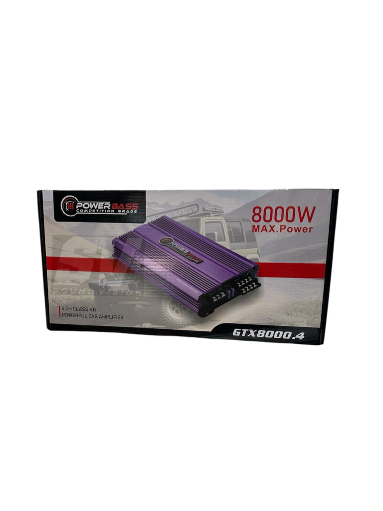 Powerbass GTX8000.4 Amplifier