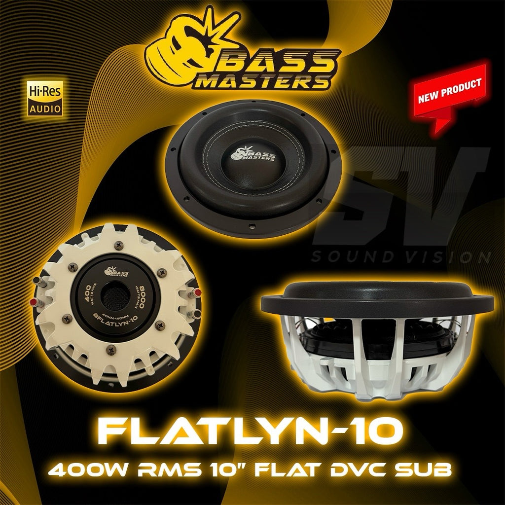 Bassmasters 10” Flat subwoofer 🔊