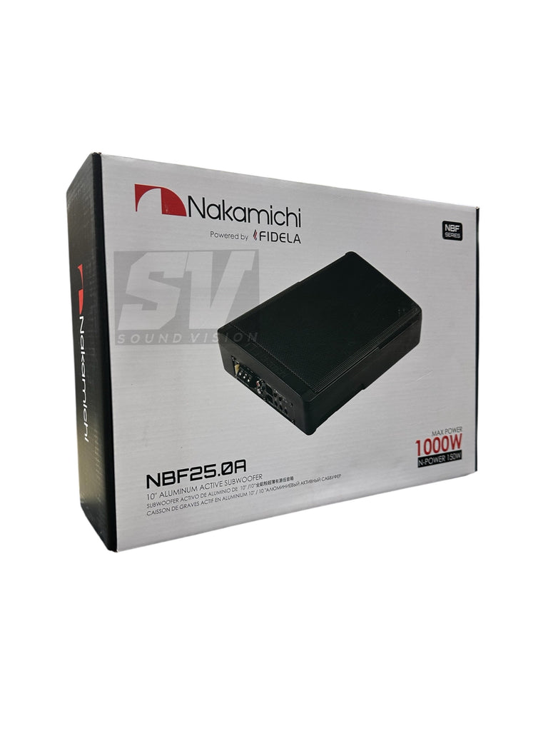 Nakamichi NBF25.0A – 1000W 10″ Active Subwoofer