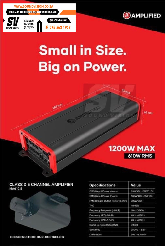 Amplified 5 Channel Amplifier