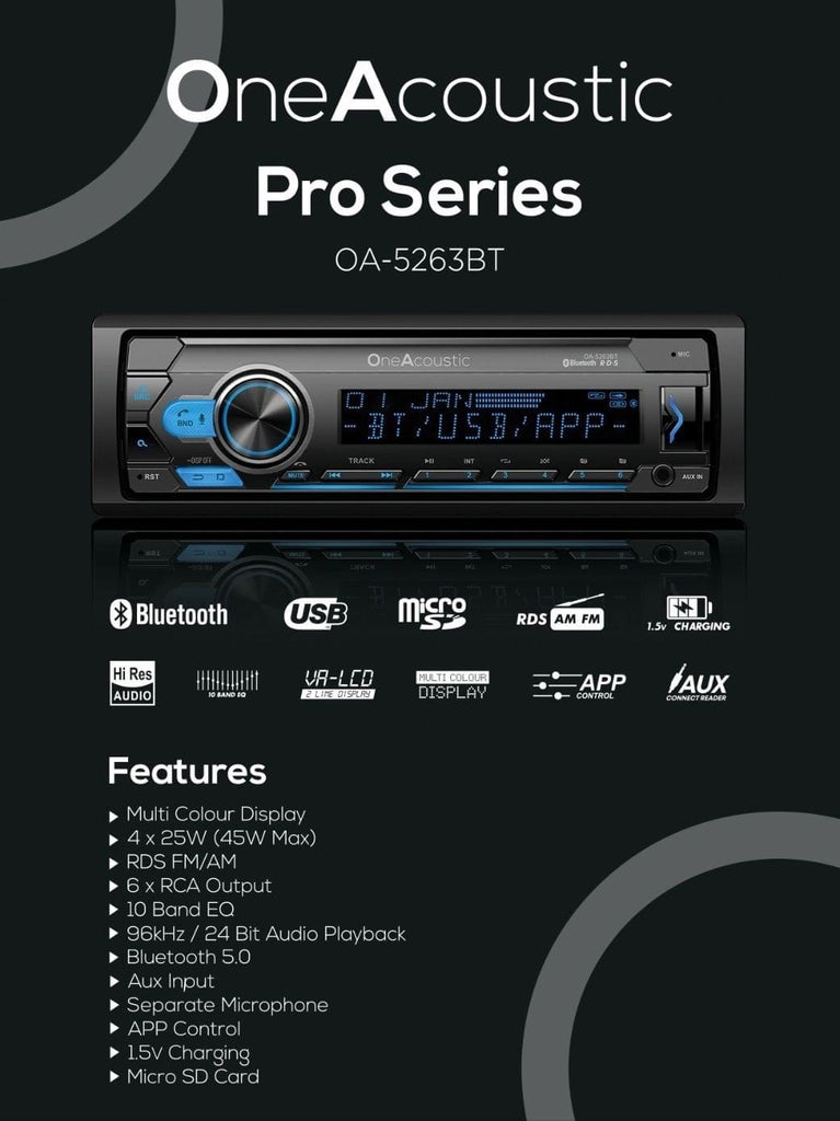 OneAcoustic Pro Media player – Sound Vision