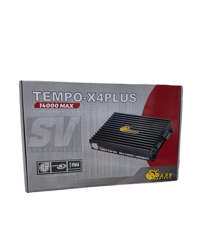 Bassmasters 4 Channel Amplifier Tempo-x4Plus 14000W