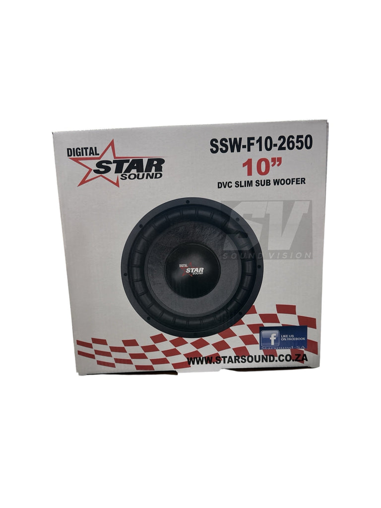 Starsound 10” Flat subwoofer 🔊