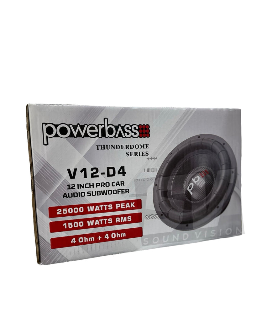 Powerbass V12-D4 Subwoofer 🔊  FREE DELIVERY 🚚!!