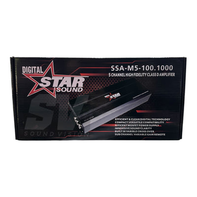 Starsound 5 channel Amplifier Class D