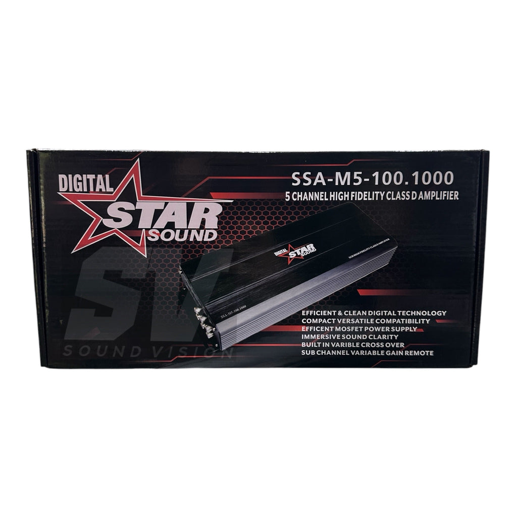 Starsound 5 channel Amplifier Class D