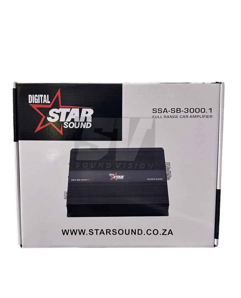 Starsound SSA-SB-3000.1 Mono-block Amplifier FREE!! DELIVERY 🚚!!!