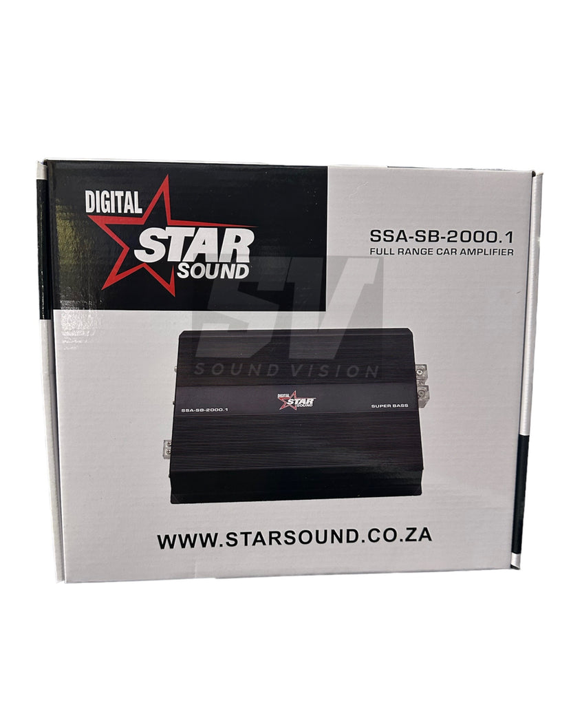 Starsound SSA-SB-2000.1 Mono-block Amplifier FREE!! DELIVERY 🚚!!!