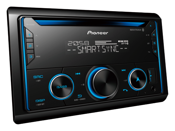 Pioneer FH-S525BT D/DIN Audio Receiver